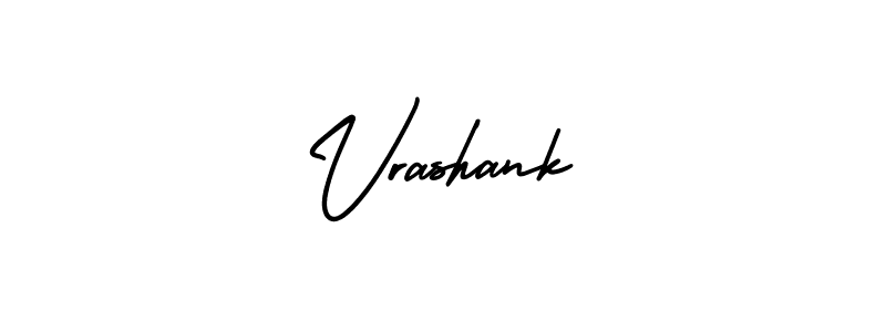 This is the best signature style for the Vrashank name. Also you like these signature font (AmerikaSignatureDemo-Regular). Mix name signature. Vrashank signature style 3 images and pictures png