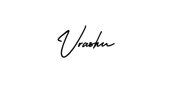 Also You can easily find your signature by using the search form. We will create Vrashu name handwritten signature images for you free of cost using AmerikaSignatureDemo-Regular sign style. Vrashu signature style 3 images and pictures png