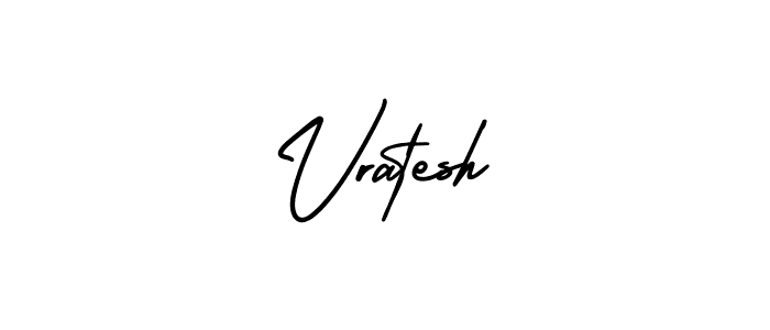 It looks lik you need a new signature style for name Vratesh. Design unique handwritten (AmerikaSignatureDemo-Regular) signature with our free signature maker in just a few clicks. Vratesh signature style 3 images and pictures png