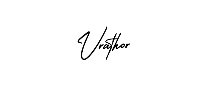 Make a beautiful signature design for name Vrathor. Use this online signature maker to create a handwritten signature for free. Vrathor signature style 3 images and pictures png