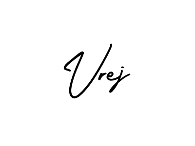 This is the best signature style for the Vrej name. Also you like these signature font (AmerikaSignatureDemo-Regular). Mix name signature. Vrej signature style 3 images and pictures png