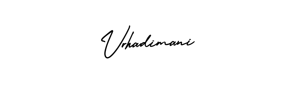 Also we have Vrhadimani name is the best signature style. Create professional handwritten signature collection using AmerikaSignatureDemo-Regular autograph style. Vrhadimani signature style 3 images and pictures png