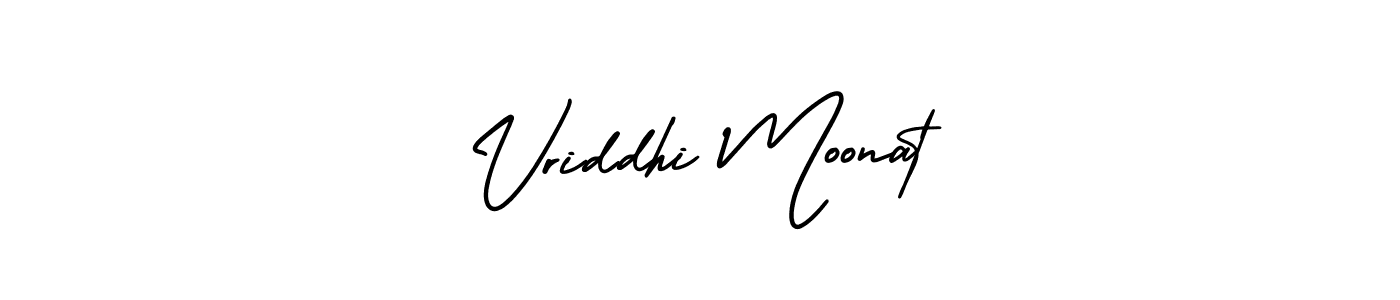 AmerikaSignatureDemo-Regular is a professional signature style that is perfect for those who want to add a touch of class to their signature. It is also a great choice for those who want to make their signature more unique. Get Vriddhi Moonat name to fancy signature for free. Vriddhi Moonat signature style 3 images and pictures png