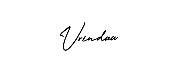 AmerikaSignatureDemo-Regular is a professional signature style that is perfect for those who want to add a touch of class to their signature. It is also a great choice for those who want to make their signature more unique. Get Vrindaa name to fancy signature for free. Vrindaa signature style 3 images and pictures png