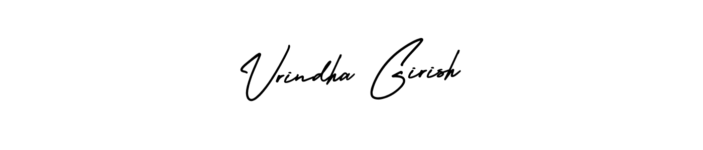 You can use this online signature creator to create a handwritten signature for the name Vrindha Girish. This is the best online autograph maker. Vrindha Girish signature style 3 images and pictures png