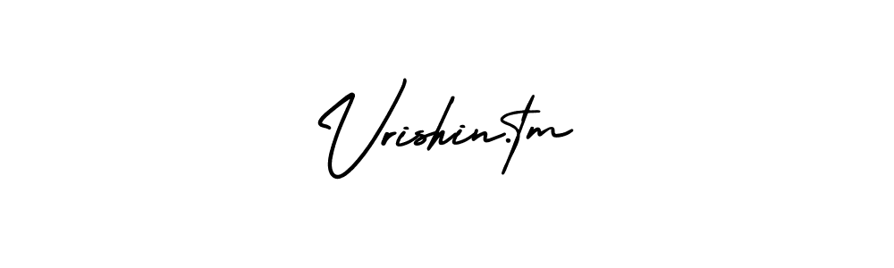 Create a beautiful signature design for name Vrishin.tm. With this signature (AmerikaSignatureDemo-Regular) fonts, you can make a handwritten signature for free. Vrishin.tm signature style 3 images and pictures png