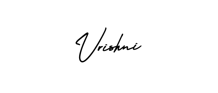 Similarly AmerikaSignatureDemo-Regular is the best handwritten signature design. Signature creator online .You can use it as an online autograph creator for name Vrishni. Vrishni signature style 3 images and pictures png