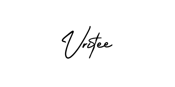 Also You can easily find your signature by using the search form. We will create Vritee name handwritten signature images for you free of cost using AmerikaSignatureDemo-Regular sign style. Vritee signature style 3 images and pictures png