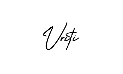 Also You can easily find your signature by using the search form. We will create Vriti name handwritten signature images for you free of cost using AmerikaSignatureDemo-Regular sign style. Vriti signature style 3 images and pictures png