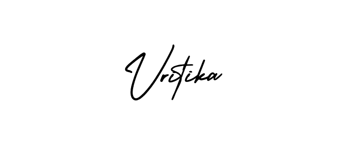 Make a beautiful signature design for name Vritika. Use this online signature maker to create a handwritten signature for free. Vritika signature style 3 images and pictures png