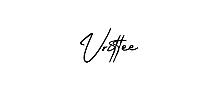 Design your own signature with our free online signature maker. With this signature software, you can create a handwritten (AmerikaSignatureDemo-Regular) signature for name Vrittee. Vrittee signature style 3 images and pictures png