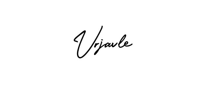 Create a beautiful signature design for name Vrjavle. With this signature (AmerikaSignatureDemo-Regular) fonts, you can make a handwritten signature for free. Vrjavle signature style 3 images and pictures png