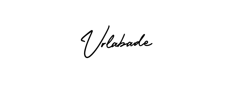 Make a short Vrlabade signature style. Manage your documents anywhere anytime using AmerikaSignatureDemo-Regular. Create and add eSignatures, submit forms, share and send files easily. Vrlabade signature style 3 images and pictures png