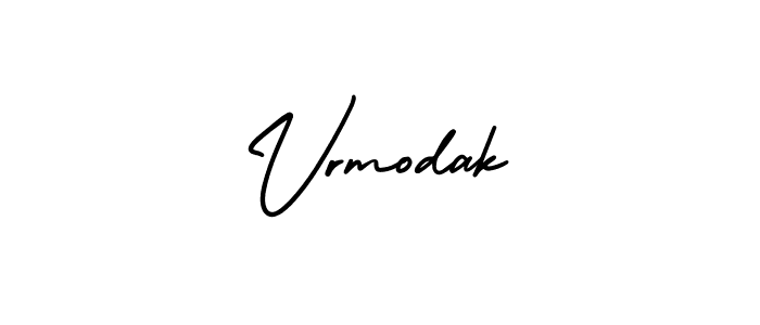 Also You can easily find your signature by using the search form. We will create Vrmodak name handwritten signature images for you free of cost using AmerikaSignatureDemo-Regular sign style. Vrmodak signature style 3 images and pictures png