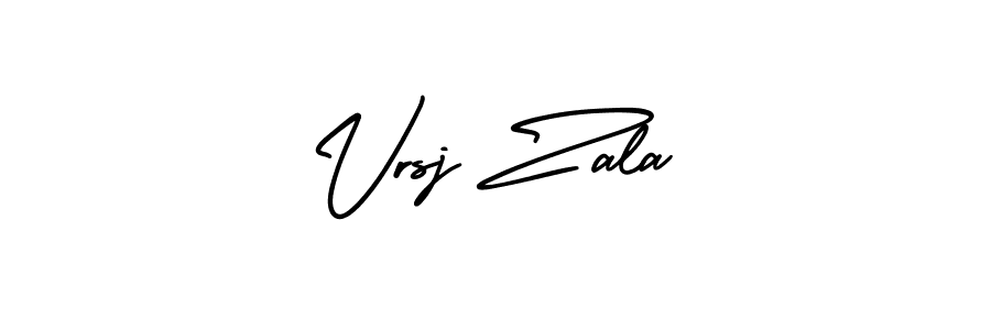 It looks lik you need a new signature style for name Vrsj Zala. Design unique handwritten (AmerikaSignatureDemo-Regular) signature with our free signature maker in just a few clicks. Vrsj Zala signature style 3 images and pictures png