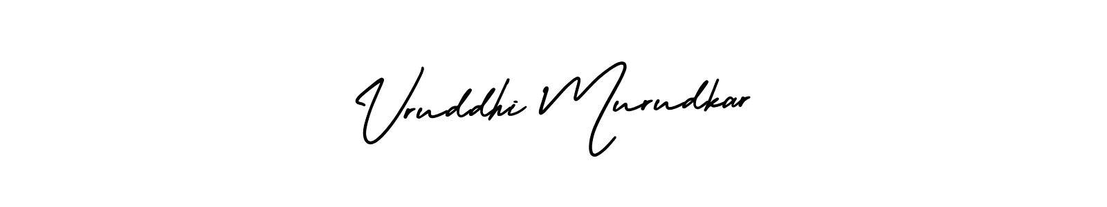 Make a beautiful signature design for name Vruddhi Murudkar. Use this online signature maker to create a handwritten signature for free. Vruddhi Murudkar signature style 3 images and pictures png