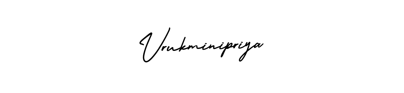 AmerikaSignatureDemo-Regular is a professional signature style that is perfect for those who want to add a touch of class to their signature. It is also a great choice for those who want to make their signature more unique. Get Vrukminipriya name to fancy signature for free. Vrukminipriya signature style 3 images and pictures png