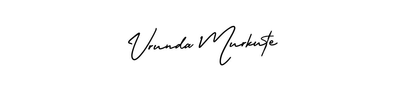 Here are the top 10 professional signature styles for the name Vrunda Murkute. These are the best autograph styles you can use for your name. Vrunda Murkute signature style 3 images and pictures png