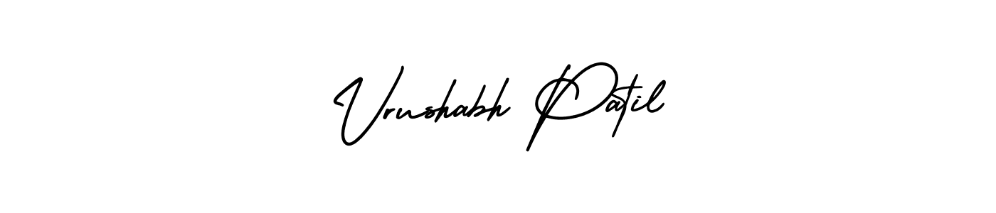 Create a beautiful signature design for name Vrushabh Patil. With this signature (AmerikaSignatureDemo-Regular) fonts, you can make a handwritten signature for free. Vrushabh Patil signature style 3 images and pictures png