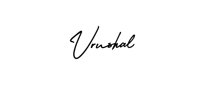 Best and Professional Signature Style for Vrushal. AmerikaSignatureDemo-Regular Best Signature Style Collection. Vrushal signature style 3 images and pictures png