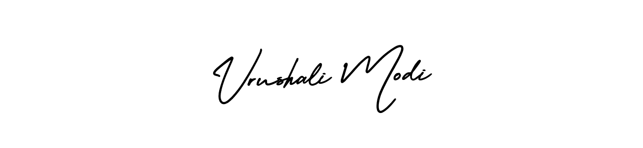 Similarly AmerikaSignatureDemo-Regular is the best handwritten signature design. Signature creator online .You can use it as an online autograph creator for name Vrushali Modi. Vrushali Modi signature style 3 images and pictures png