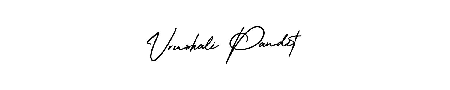 Similarly AmerikaSignatureDemo-Regular is the best handwritten signature design. Signature creator online .You can use it as an online autograph creator for name Vrushali Pandit. Vrushali Pandit signature style 3 images and pictures png