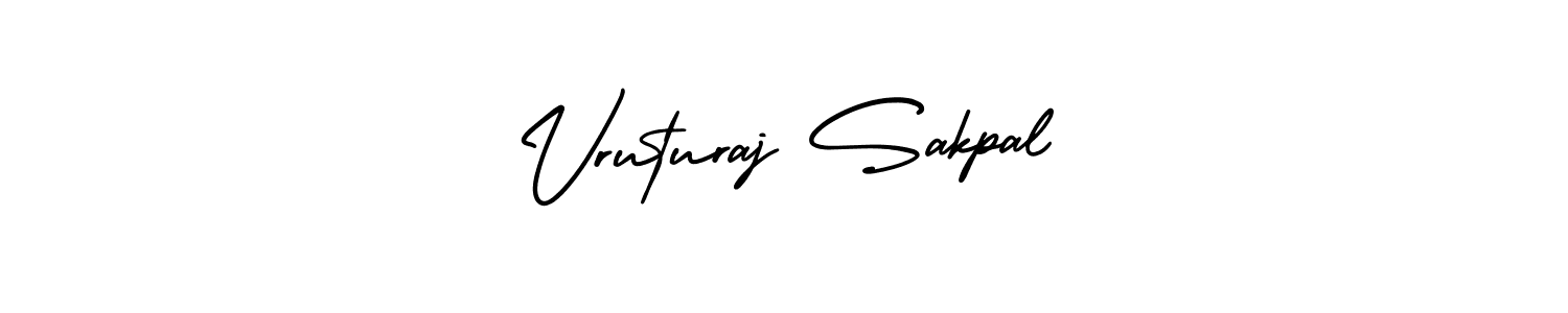 Use a signature maker to create a handwritten signature online. With this signature software, you can design (AmerikaSignatureDemo-Regular) your own signature for name Vruturaj Sakpal. Vruturaj Sakpal signature style 3 images and pictures png