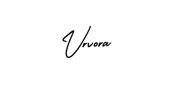 It looks lik you need a new signature style for name Vrvora. Design unique handwritten (AmerikaSignatureDemo-Regular) signature with our free signature maker in just a few clicks. Vrvora signature style 3 images and pictures png