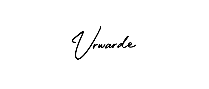 Make a beautiful signature design for name Vrwarde. With this signature (AmerikaSignatureDemo-Regular) style, you can create a handwritten signature for free. Vrwarde signature style 3 images and pictures png