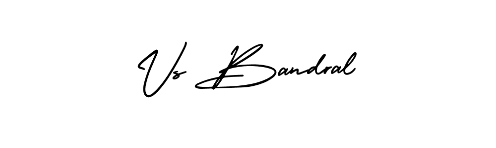 It looks lik you need a new signature style for name Vs Bandral. Design unique handwritten (AmerikaSignatureDemo-Regular) signature with our free signature maker in just a few clicks. Vs Bandral signature style 3 images and pictures png