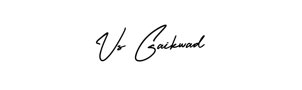 Similarly AmerikaSignatureDemo-Regular is the best handwritten signature design. Signature creator online .You can use it as an online autograph creator for name Vs Gaikwad. Vs Gaikwad signature style 3 images and pictures png