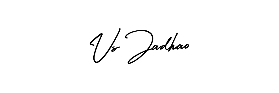 Use a signature maker to create a handwritten signature online. With this signature software, you can design (AmerikaSignatureDemo-Regular) your own signature for name Vs Jadhao. Vs Jadhao signature style 3 images and pictures png