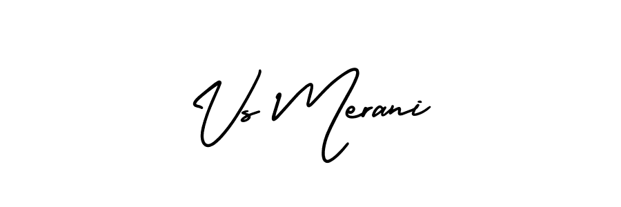 Also we have Vs Merani name is the best signature style. Create professional handwritten signature collection using AmerikaSignatureDemo-Regular autograph style. Vs Merani signature style 3 images and pictures png