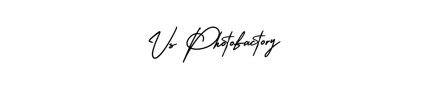 The best way (AmerikaSignatureDemo-Regular) to make a short signature is to pick only two or three words in your name. The name Vs Photofactory include a total of six letters. For converting this name. Vs Photofactory signature style 3 images and pictures png