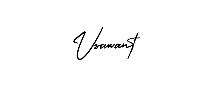 How to Draw Vsawant signature style? AmerikaSignatureDemo-Regular is a latest design signature styles for name Vsawant. Vsawant signature style 3 images and pictures png
