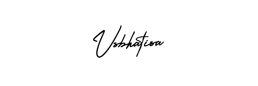 AmerikaSignatureDemo-Regular is a professional signature style that is perfect for those who want to add a touch of class to their signature. It is also a great choice for those who want to make their signature more unique. Get Vsbhatisa name to fancy signature for free. Vsbhatisa signature style 3 images and pictures png