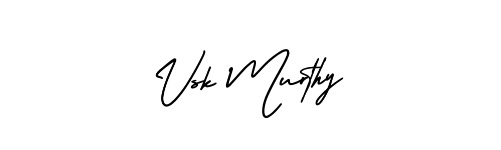 Vsk Murthy stylish signature style. Best Handwritten Sign (AmerikaSignatureDemo-Regular) for my name. Handwritten Signature Collection Ideas for my name Vsk Murthy. Vsk Murthy signature style 3 images and pictures png