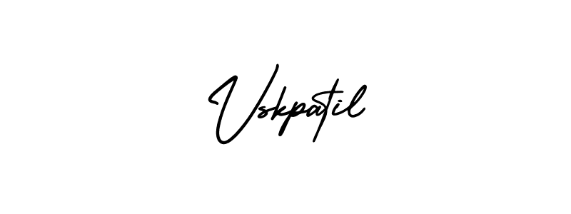 Make a beautiful signature design for name Vskpatil. With this signature (AmerikaSignatureDemo-Regular) style, you can create a handwritten signature for free. Vskpatil signature style 3 images and pictures png
