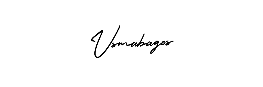 Make a beautiful signature design for name Vsmabagos. With this signature (AmerikaSignatureDemo-Regular) style, you can create a handwritten signature for free. Vsmabagos signature style 3 images and pictures png