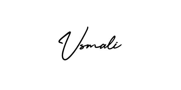 Best and Professional Signature Style for Vsmali. AmerikaSignatureDemo-Regular Best Signature Style Collection. Vsmali signature style 3 images and pictures png