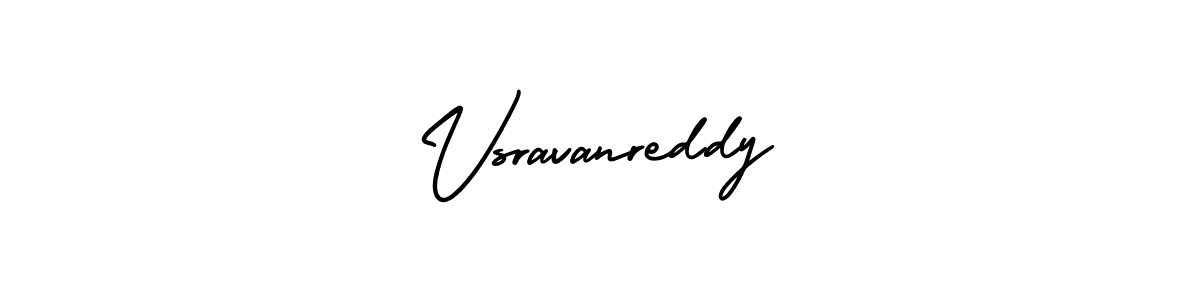 How to make Vsravanreddy signature? AmerikaSignatureDemo-Regular is a professional autograph style. Create handwritten signature for Vsravanreddy name. Vsravanreddy signature style 3 images and pictures png