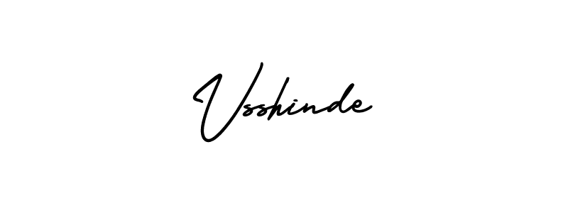 Design your own signature with our free online signature maker. With this signature software, you can create a handwritten (AmerikaSignatureDemo-Regular) signature for name Vsshinde. Vsshinde signature style 3 images and pictures png
