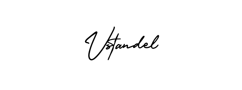 Vstandel stylish signature style. Best Handwritten Sign (AmerikaSignatureDemo-Regular) for my name. Handwritten Signature Collection Ideas for my name Vstandel. Vstandel signature style 3 images and pictures png