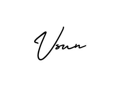 How to Draw Vsun signature style? AmerikaSignatureDemo-Regular is a latest design signature styles for name Vsun. Vsun signature style 3 images and pictures png