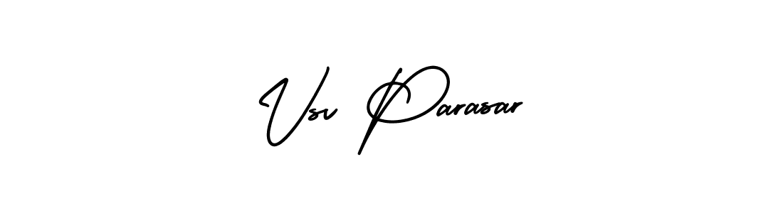 Also we have Vsv Parasar name is the best signature style. Create professional handwritten signature collection using AmerikaSignatureDemo-Regular autograph style. Vsv Parasar signature style 3 images and pictures png