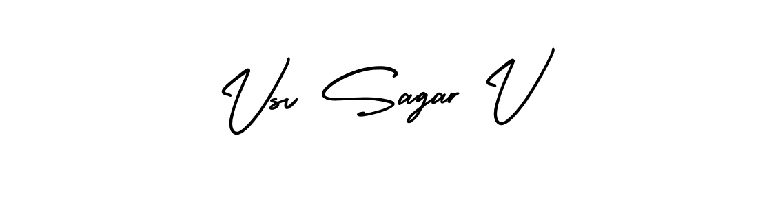Make a short Vsv Sagar V signature style. Manage your documents anywhere anytime using AmerikaSignatureDemo-Regular. Create and add eSignatures, submit forms, share and send files easily. Vsv Sagar V signature style 3 images and pictures png