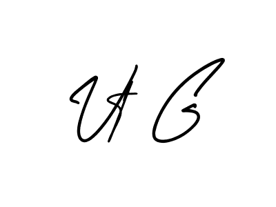 Use a signature maker to create a handwritten signature online. With this signature software, you can design (AmerikaSignatureDemo-Regular) your own signature for name Vt G. Vt G signature style 3 images and pictures png