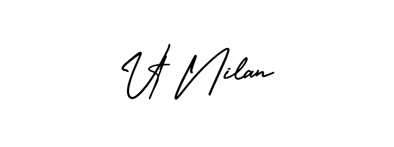 Similarly AmerikaSignatureDemo-Regular is the best handwritten signature design. Signature creator online .You can use it as an online autograph creator for name Vt Nilan. Vt Nilan signature style 3 images and pictures png