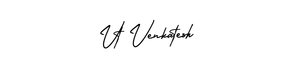Create a beautiful signature design for name Vt Venkatesh. With this signature (AmerikaSignatureDemo-Regular) fonts, you can make a handwritten signature for free. Vt Venkatesh signature style 3 images and pictures png
