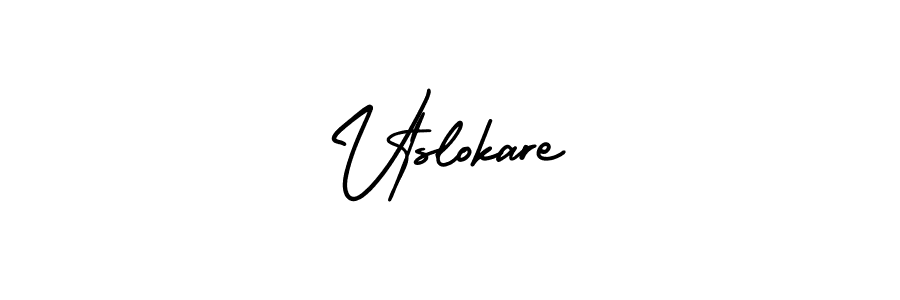 Make a beautiful signature design for name Vtslokare. With this signature (AmerikaSignatureDemo-Regular) style, you can create a handwritten signature for free. Vtslokare signature style 3 images and pictures png